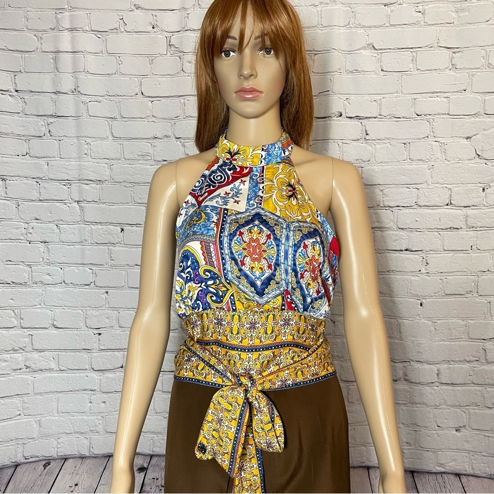 NWT New Haute Hippie Halter Top Size XS